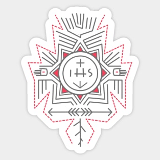 IHS Religious design Sticker